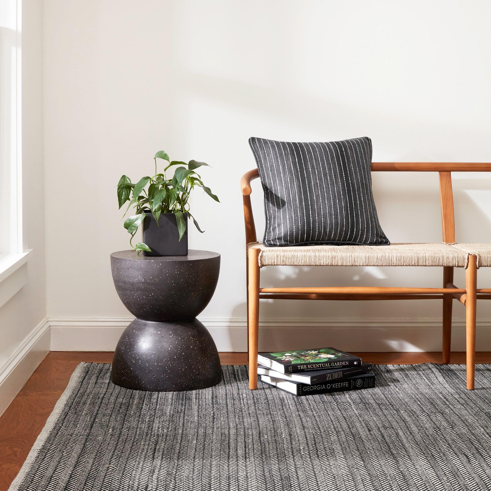 Amazon.com: Dash and Albert Herringbone Cotton Area Rug - 2.5' x 8